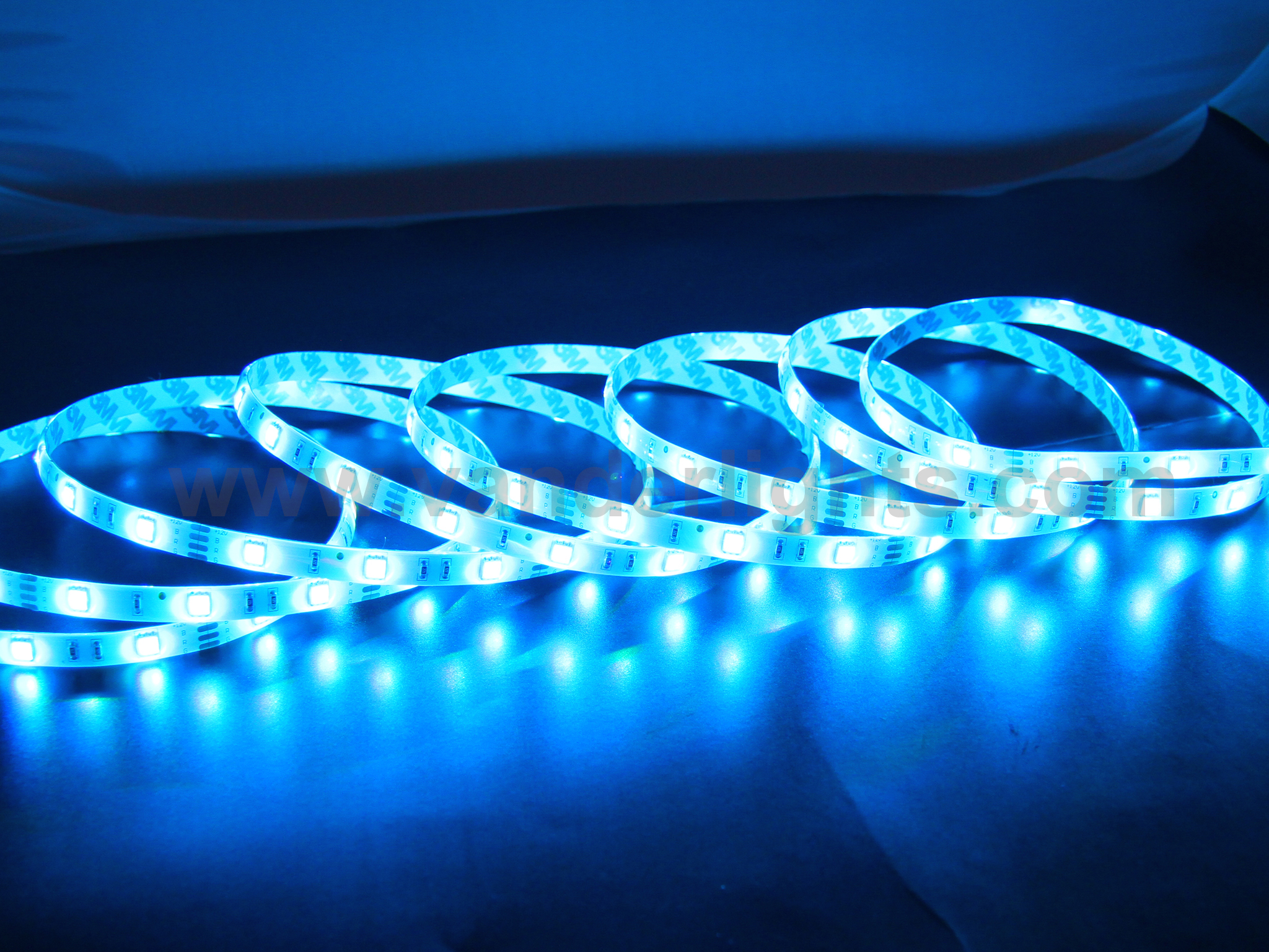 SMD5050-30leds 7.2W/M  blue  IP65 LED flexible strip light