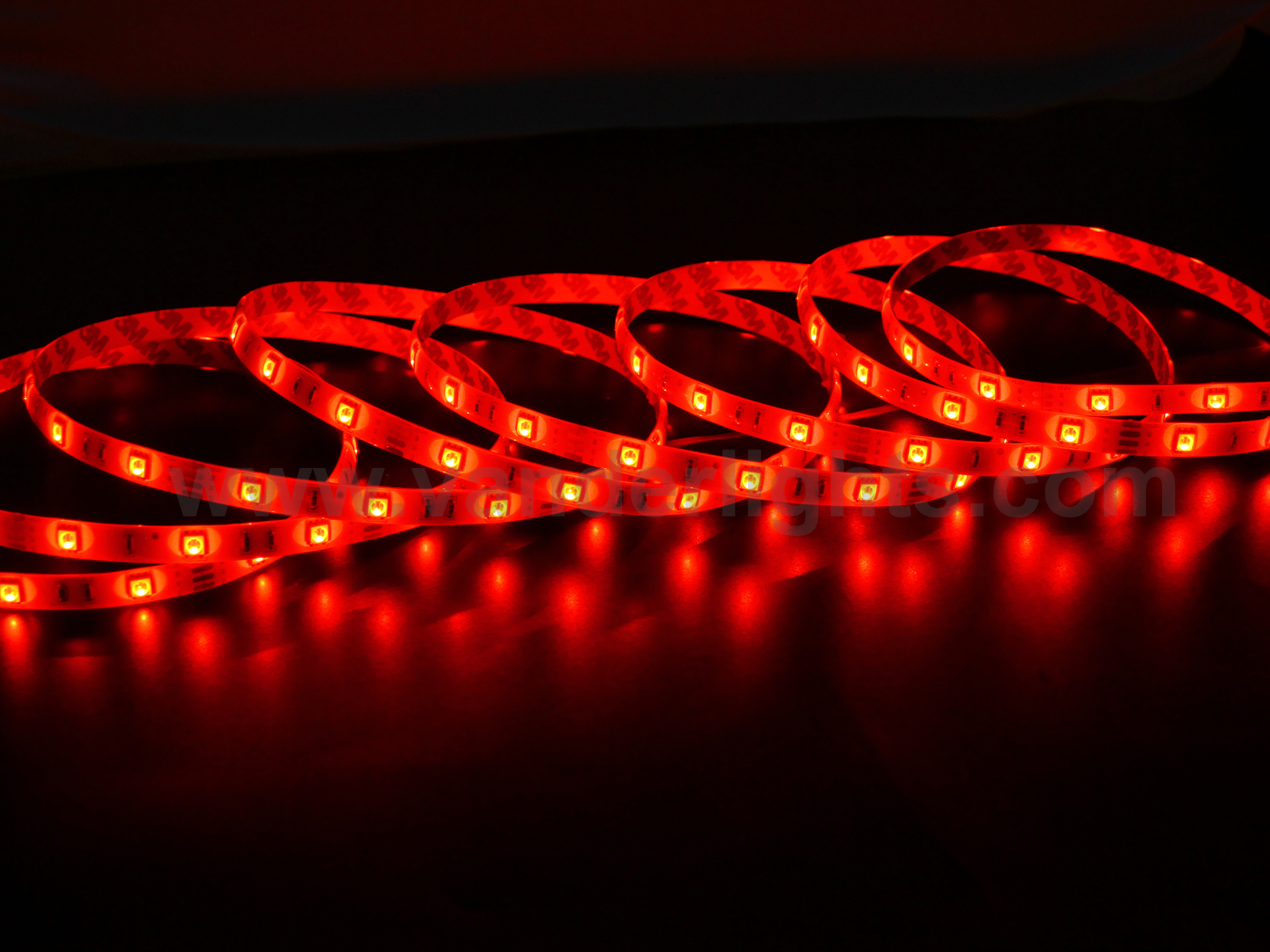 SMD5050-30leds 7.2W/M  red  IP65 LED flexible strip light