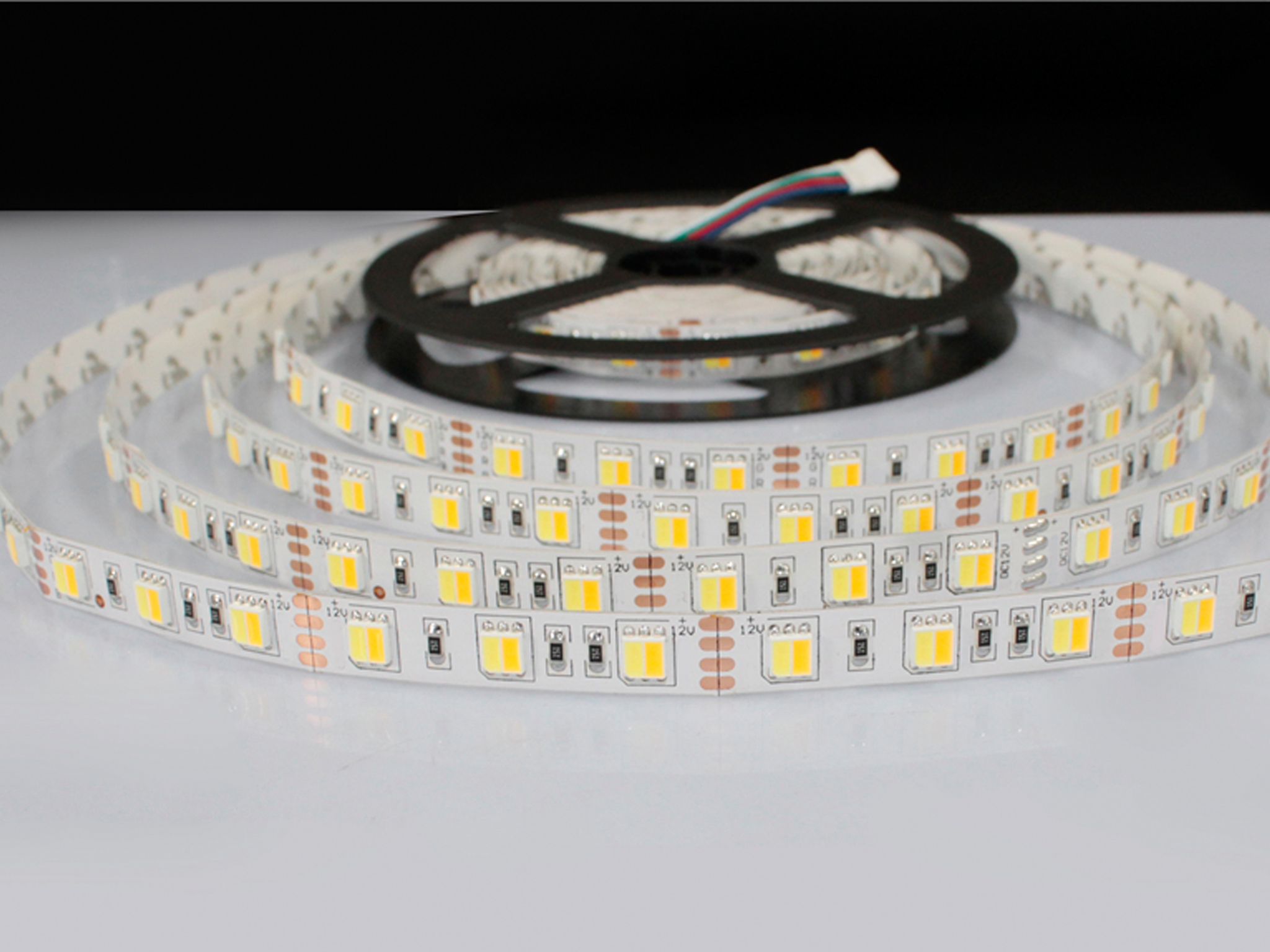 SMD5025-60leds 14.4W/m CW and WW IP20 LED flexible led strip light